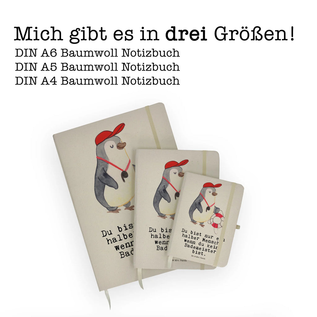 Cotton notebook lifeguard Heart sketchbook, entry book, notepad, diary, journal, notes, writing book, address book, notebook, gift, gift idea, best, farewell gift, passing exam, anniversary, retirement, promotion, job start, sayings, funny, profession