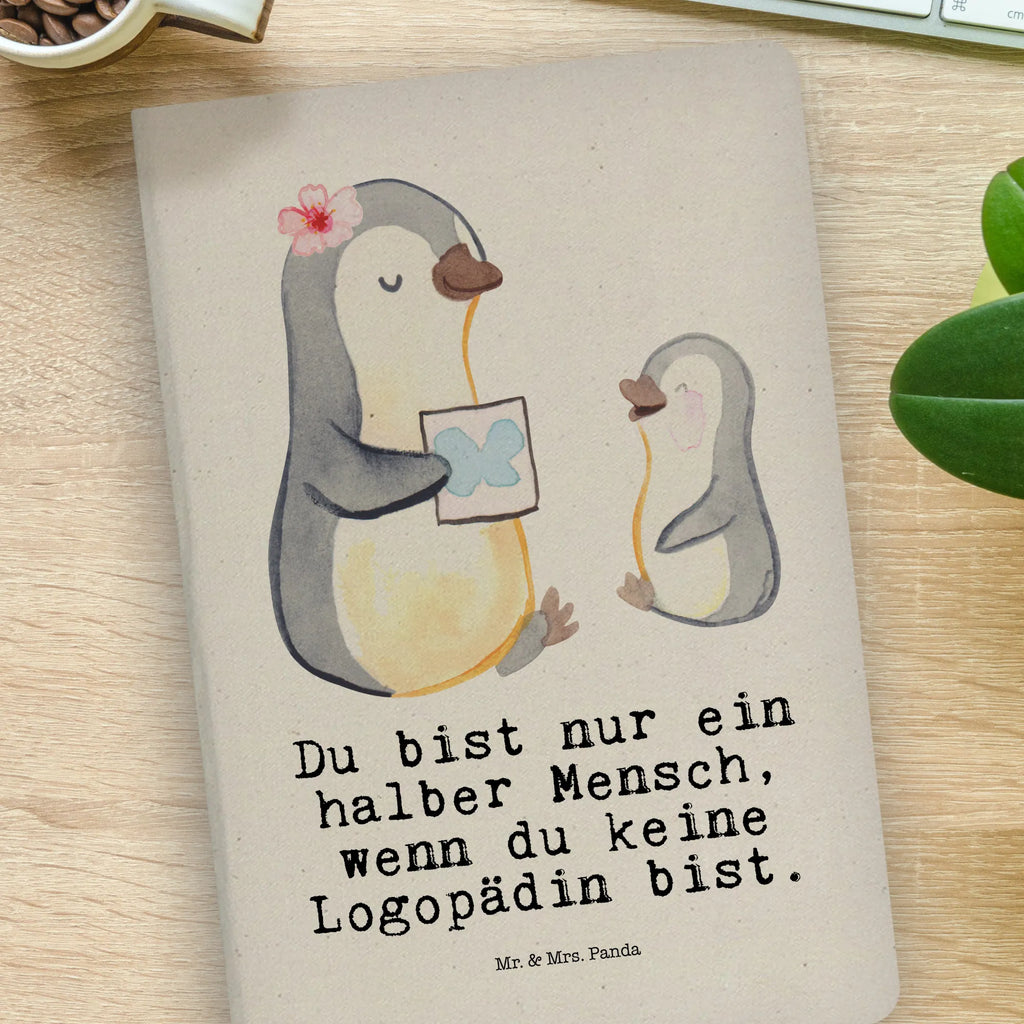 Cotton notebook Speech Therapist heart address book, notes, journal, sketchbook, entry book, diary, notebook, notepad, writing book, gift, gift idea, best, farewell gift, passing exam, anniversary, retirement, promotion, job start, sayings, funny, profession