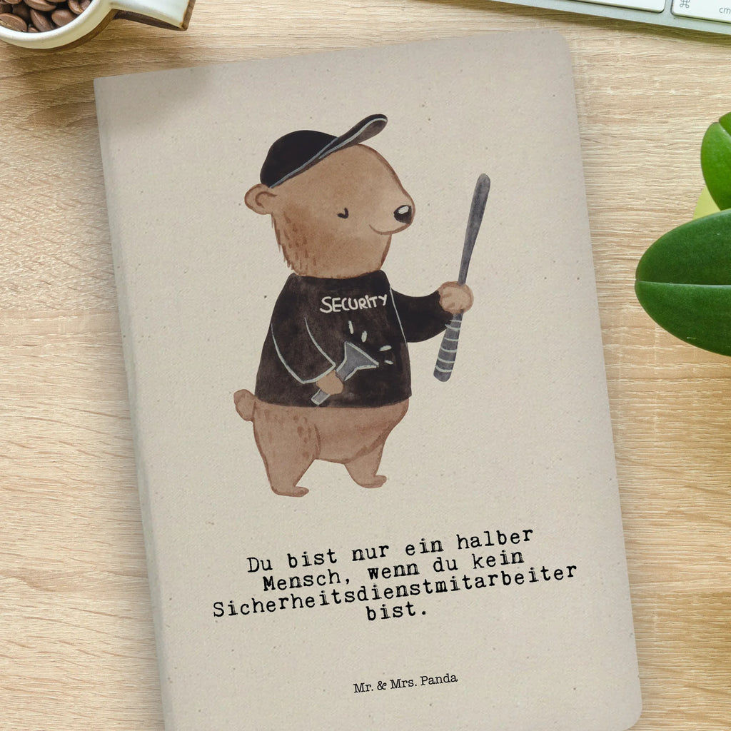 Cotton notebook Security Service Employee Heart notepad, sketchbook, diary, writing book, entry book, address book, notes, journal, notebook, gift, gift idea, best, farewell gift, passing exam, anniversary, retirement, promotion, job start, sayings, funny, profession