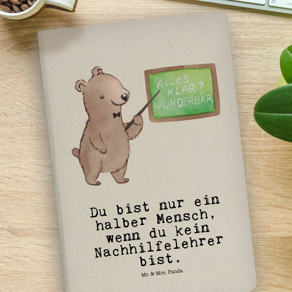 Cotton notebook Tutor heart diary, sketchbook, journal, address book, entry book, notebook, writing book, notepad, notes, gift, gift idea, best, farewell gift, passing exam, anniversary, retirement, promotion, job start, sayings, funny, profession