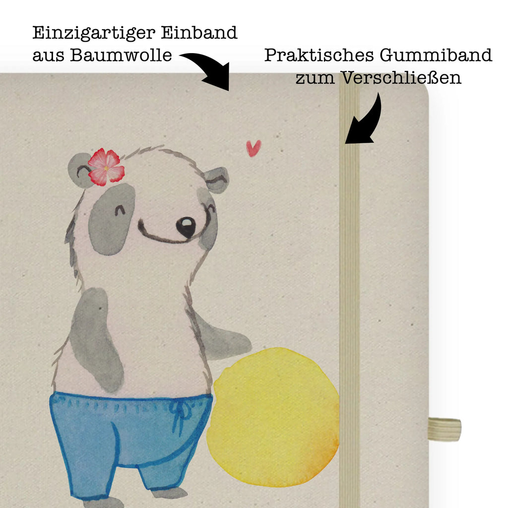 Bawełniany notatnik DIN A4 Fizjoterapeutka serce Zawód, Wykształcenie, Jubileusz, Pożegnanie, Emerytura, Kolega, Koleżanka, Prezent, Dawać, Pracownik, Współpracownik, Firma, Dziękuję, Dziękuję bardzo