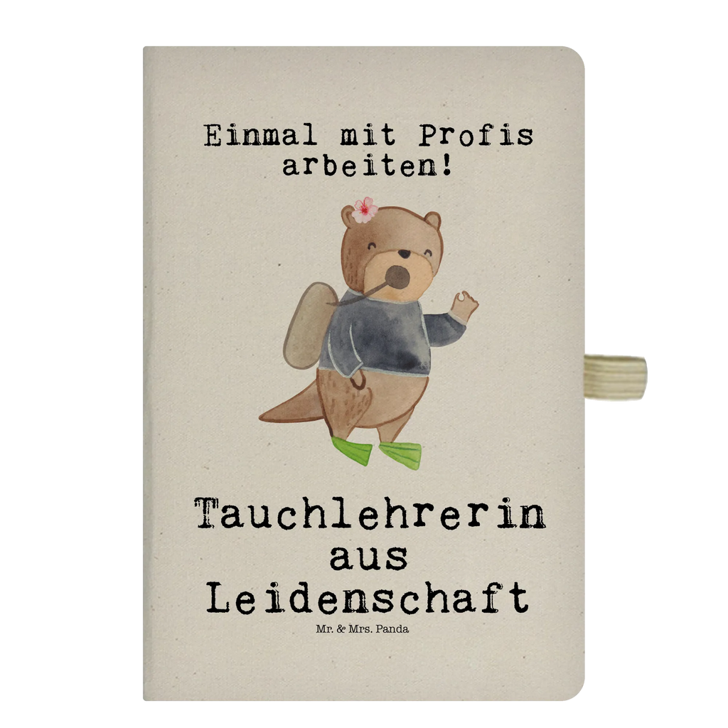 Cotton notebook diving instructor Passion writing book, notebook, entry book, journal, notepad, diary, sketchbook, address book, notes, gift, gift idea, best, farewell gift, passing exam, anniversary, retirement, promotion, job start, sayings, funny, profession