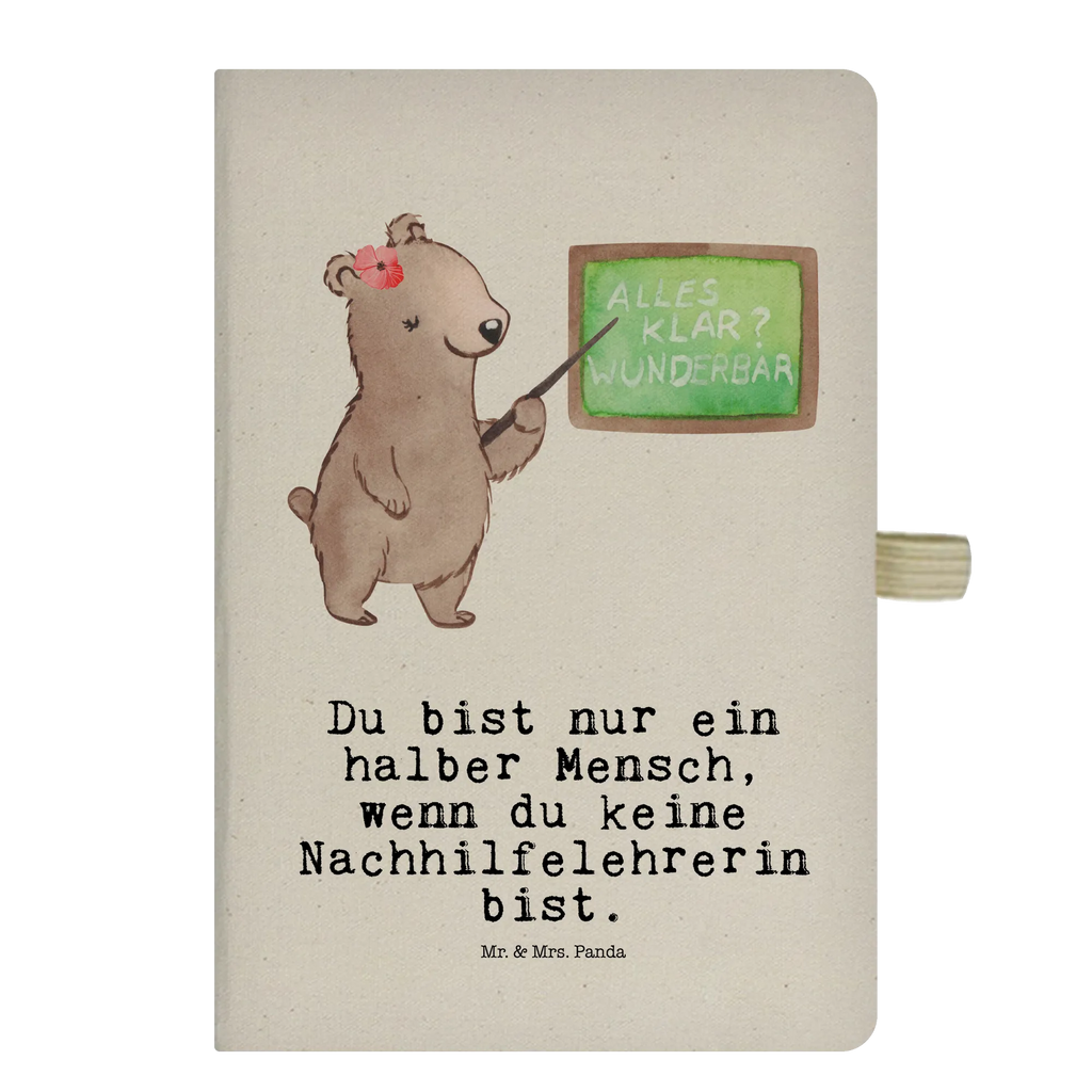 Bawełniany notatnik DIN A4 korepetytorka serce Notizen, Eintragebuch, Tagebuch, Notizblock, Adressbuch, Journal, Kladde, Skizzenbuch, Notizheft, Schreibbuch, Schreibheft, Beruf, Ausbildung, Jubiläum, Abschied, Rente, Kollege, Kollegin, Geschenk, Schenken, Arbeitskollege, Mitarbeiter, Firma, Danke, Dankeschön, Nachhilfelehrerin, Nachhilfeschule, Nachhilfeunterricht