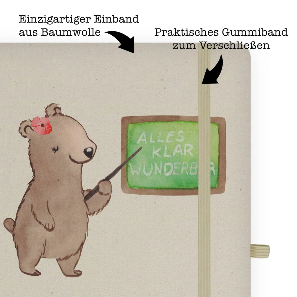 Bawełniany notatnik DIN A4 korepetytorka serce Notizen, Eintragebuch, Tagebuch, Notizblock, Adressbuch, Journal, Kladde, Skizzenbuch, Notizheft, Schreibbuch, Schreibheft, Beruf, Ausbildung, Jubiläum, Abschied, Rente, Kollege, Kollegin, Geschenk, Schenken, Arbeitskollege, Mitarbeiter, Firma, Danke, Dankeschön, Nachhilfelehrerin, Nachhilfeschule, Nachhilfeunterricht