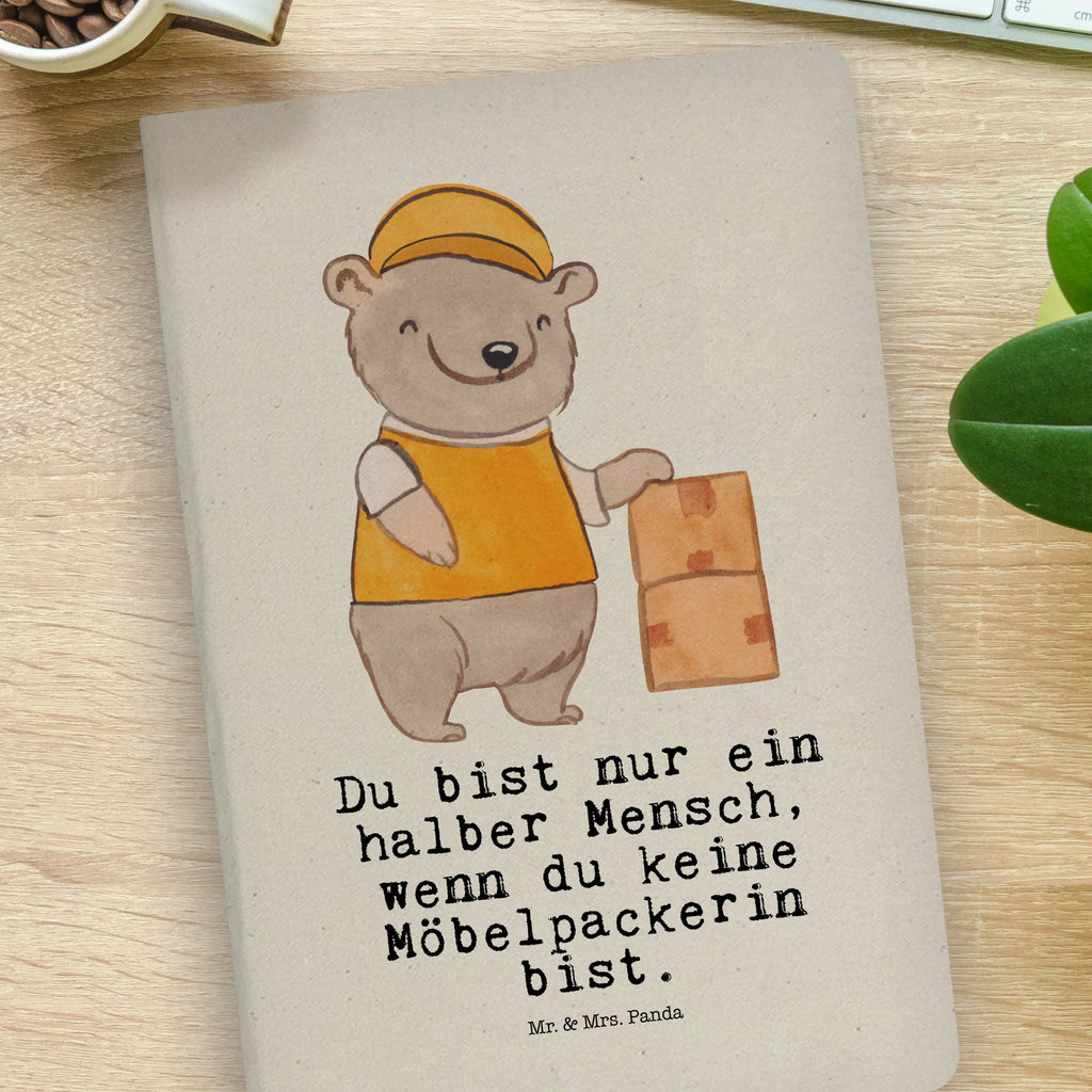 Cotton notebook Furniture packer heart notepad, writing book, notes, notebook, sketchbook, address book, entry book, journal, diary, gift, gift idea, best, farewell gift, passing exam, anniversary, retirement, promotion, job start, sayings, funny, profession