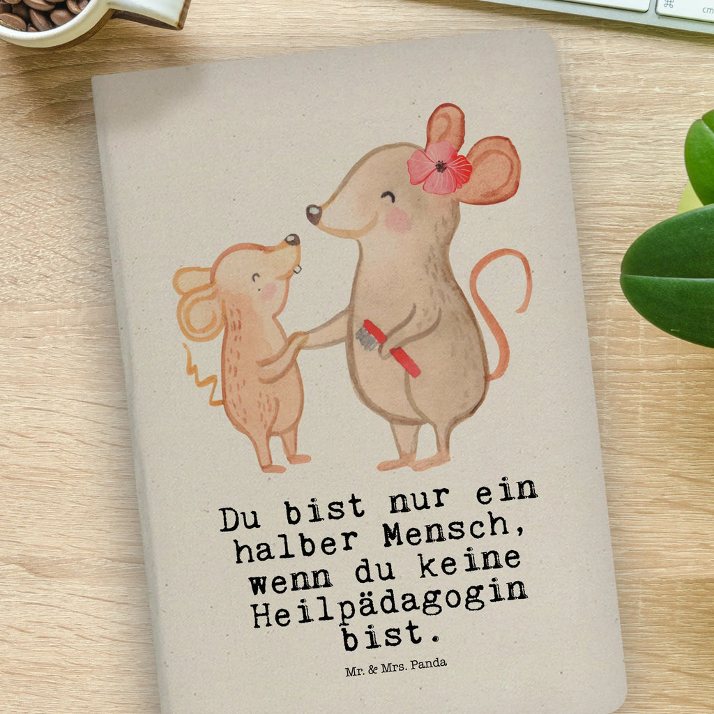 Bawełniany notatnik DIN A4 specjalistka pedagogiki specjalnej serce Zawód, Wykształcenie, Jubileusz, Pożegnanie, Emerytura, Kolega, Koleżanka, Prezent, Dawać, Pracownik, Współpracownik, Firma, Dziękuję, Dziękuję bardzo