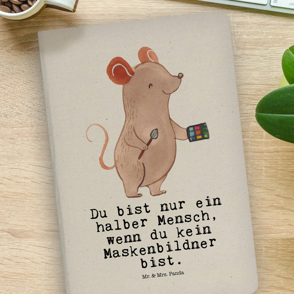 Cotton notebook Makeup Artist Heart writing book, sketchbook, diary, entry book, address book, notepad, journal, notebook, notes, gift, gift idea, best, farewell gift, passing exam, anniversary, retirement, promotion, job start, sayings, funny, profession