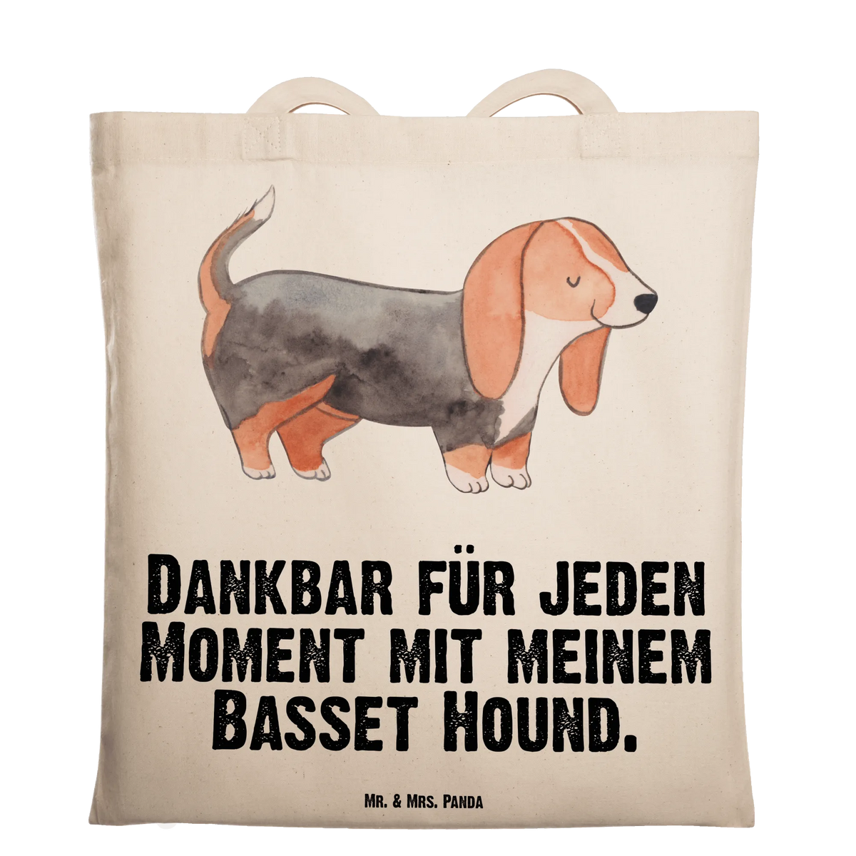 Tote bag Basset Hound Moment puppy, dog owner, purebred dog, giving, dog breed, animal lover, gift
