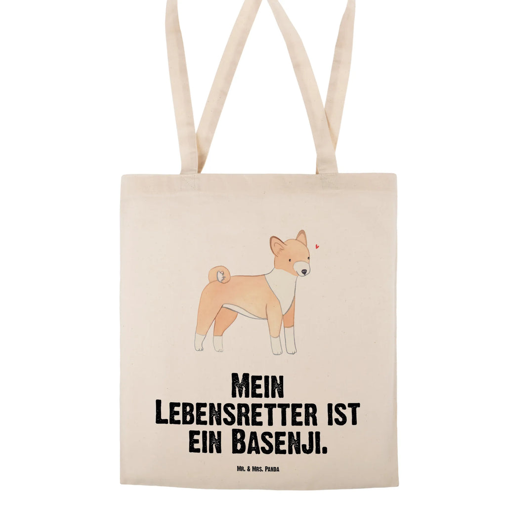Tragetasche Basenji Lebensretter Stofftasche, Jutebeutel, Einkaufstüte, Jutetasche, Shopper, Strandtasche, Laptoptasche, Beutel, Beuteltasche, Einkaufstasche, Tragetasche, Tasche, Umhängetasche, Stoffbeutel, Schultertasche, Badetasche, Hund, Hunderasse, Rassehund, Hundebesitzer, Geschenk, Tierfreund, Schenken, Welpe, Kongo-Terrier, Basenji