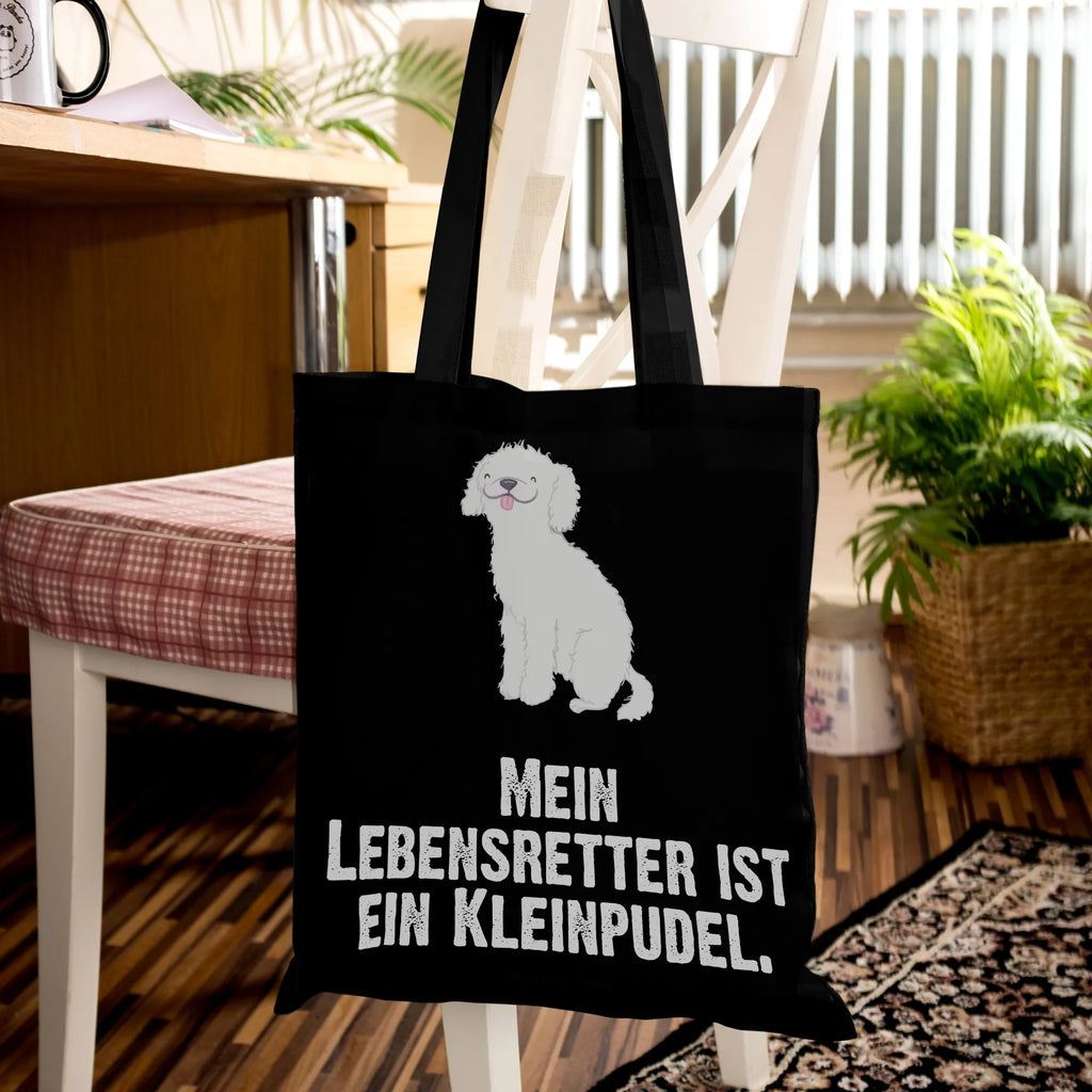 Tote bag Miniature Poodle Lifesaver Tragetasche, Beuteltasche, Jutetasche, Laptoptasche, Beutel, Stofftasche, Schultertasche, Einkaufstasche, Tasche, Jutebeutel, Einkaufstüte, Badetasche, Shopper, Strandtasche, Stoffbeutel, Umhängetasche, Hund, Hunderasse, Rassehund, Hundebesitzer, Geschenk, Tierfreund, Schenken, Welpe, Kleinpudel, Pudel