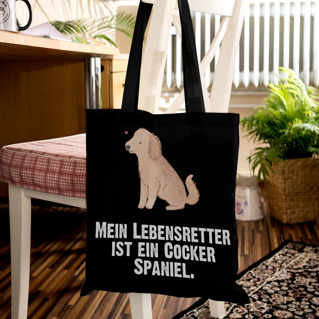Tote bag Cocker Spaniel Lifesaver Umhängetasche, Tüte, baumwollbeutel, Baumwolltasche, bedruckte tasche, Schultertasche, Alltagstasche, tote bag, Tragetasche, Leinentasche, Shopper, Strandtasche, Badetasche, Einkaufstüte, Einkaufstasche, büchertasche, Jutebeutel, Stofftasche, Tasche, Schultasche, Henkeltasche, Jutetasche, Stoffbeutel, Beutel, unitasche, shopping tasche, Beuteltasche, uni tasche, Statementbeutel, Laptoptasche, Einkaufsbeutel, Hunderasse, Welpe, Rassehund, Tierfreund, Hundebesitzer, Geschenk, Hund, Schenken, Cocker Spaniel, Englische Cockerspaniel