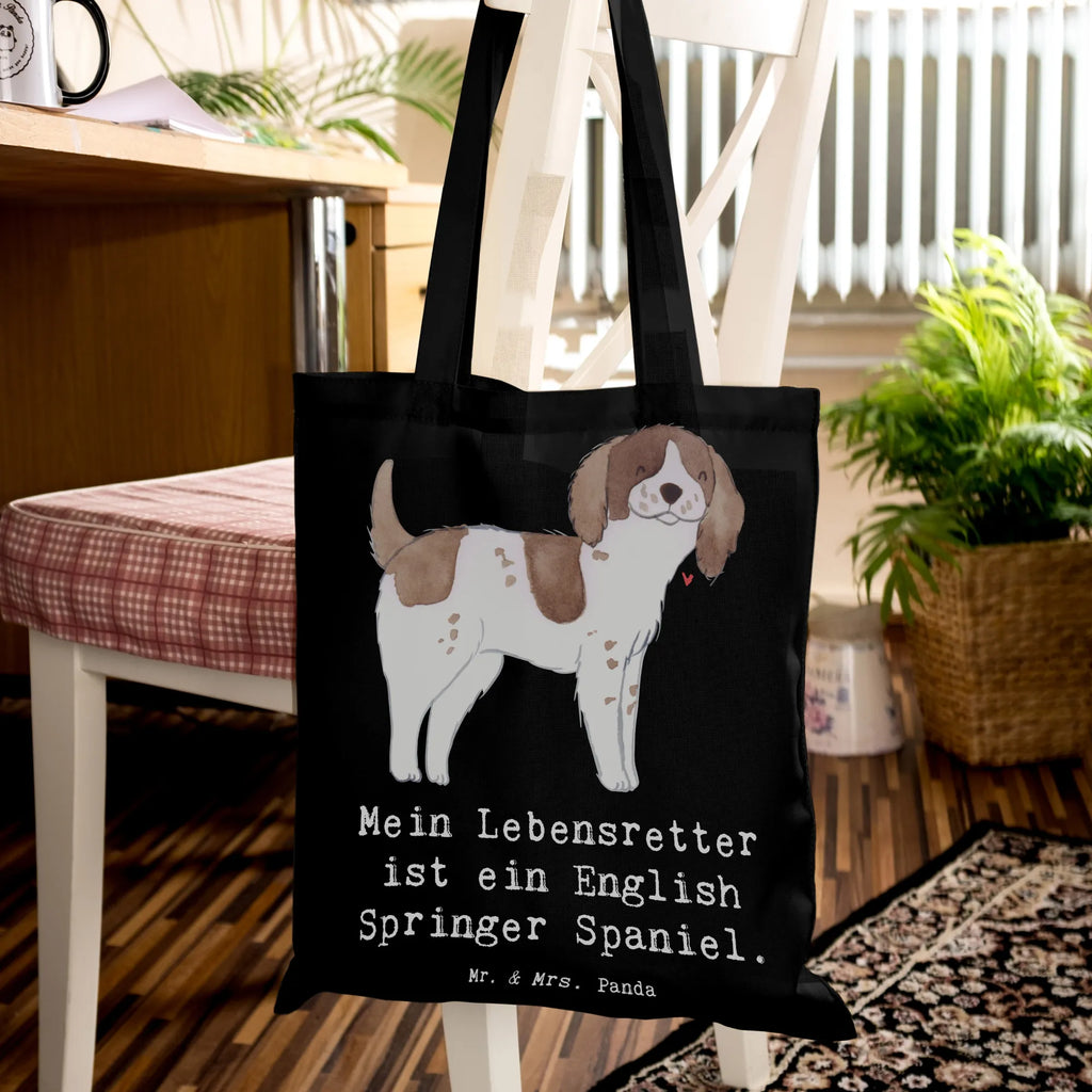 Tote bag English Springer Spaniel Lifesaver pouch, cloth bag, bag, shoulder bag, shopper, jute bag, Carrier bag, shopping bag, cotton bag, Dog, dog breed, purebred dog, dog owner, gift, animal lover, giving, puppy