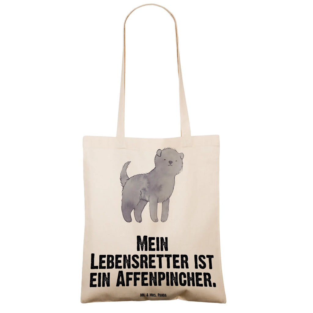 Tote bag Affenpinscher Lifesaver Stofftasche, Badetasche, Strandtasche, Shopper, Laptoptasche, Beuteltasche, Stoffbeutel, Jutebeutel, Jutetasche, Beutel, Einkaufstasche, Tasche, Umhängetasche, Schultertasche, Einkaufstüte, Tragetasche, Hund, Hunderasse, Rassehund, Hundebesitzer, Geschenk, Tierfreund, Schenken, Welpe, Affenpincher
