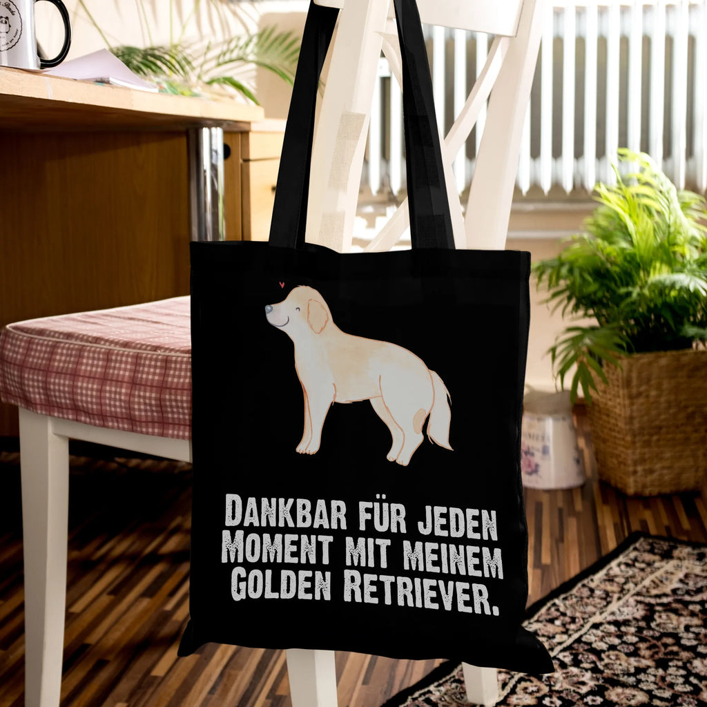 Tote bag Golden Retriever moment Jutetasche, Umhängetasche, Einkaufstüte, Tragetasche, Beuteltasche, Strandtasche, Einkaufstasche, Badetasche, Schultertasche, Laptoptasche, Stofftasche, Shopper, Tasche, Stoffbeutel, Jutebeutel, Beutel, Hund, Hunderasse, Rassehund, Hundebesitzer, Geschenk, Tierfreund, Schenken, Welpe, Goldie Hund, Golden Retriever