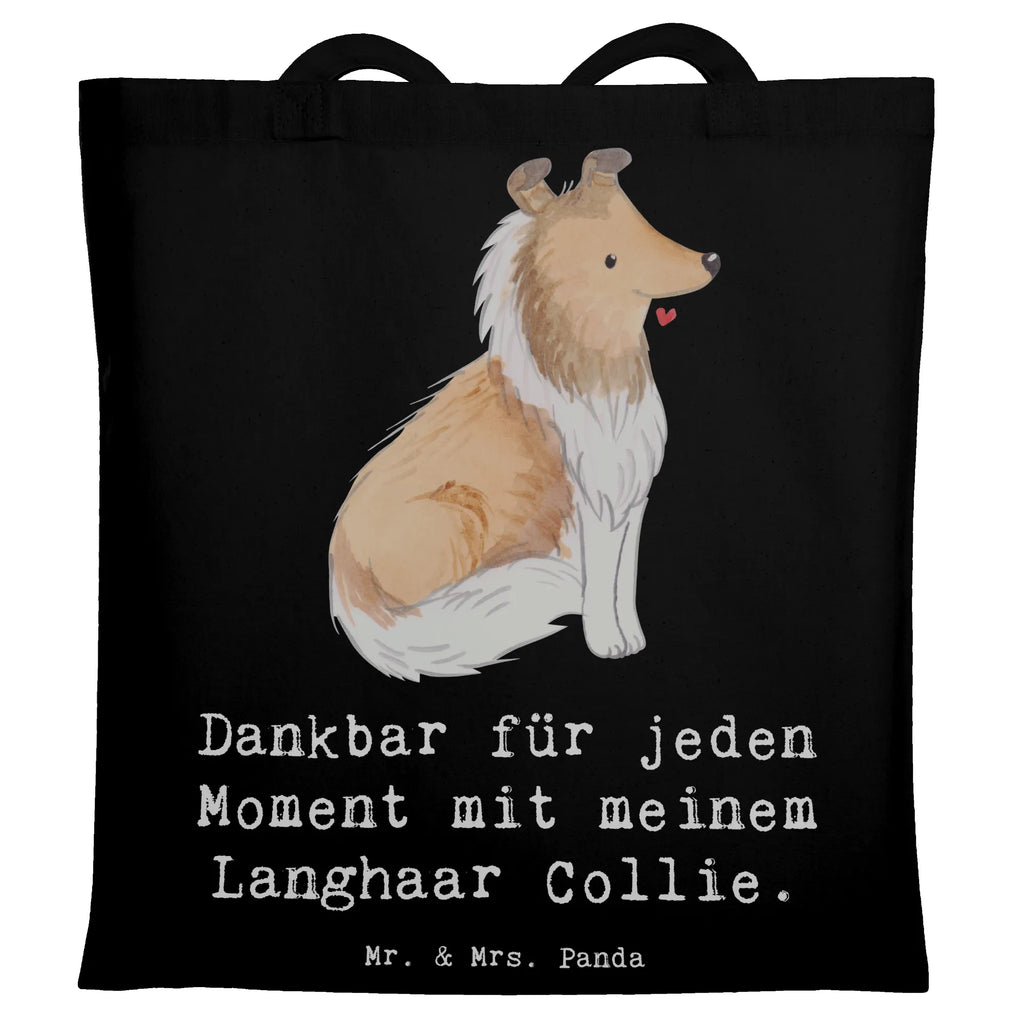 Tote bag Long-haired Collie Moment Stoffbeutel, Tasche, Laptoptasche, Einkaufstüte, Jutetasche, Schultertasche, Umhängetasche, Strandtasche, Einkaufstasche, Shopper, Tragetasche, Beutel, Stofftasche, Jutebeutel, Beuteltasche, Badetasche, Hund, Hunderasse, Rassehund, Hundebesitzer, Geschenk, Tierfreund, Schenken, Welpe, Langhaar Collie, britischer Hütehund