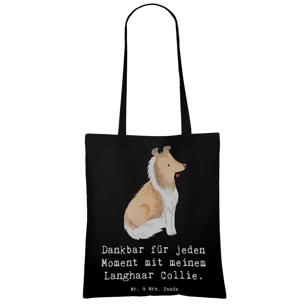 Tote bag Long-haired Collie Moment Stoffbeutel, Tasche, Laptoptasche, Einkaufstüte, Jutetasche, Schultertasche, Umhängetasche, Strandtasche, Einkaufstasche, Shopper, Tragetasche, Beutel, Stofftasche, Jutebeutel, Beuteltasche, Badetasche, Hund, Hunderasse, Rassehund, Hundebesitzer, Geschenk, Tierfreund, Schenken, Welpe, Langhaar Collie, britischer Hütehund