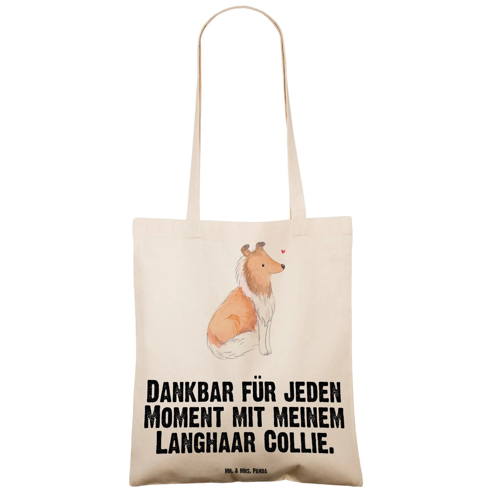 Tote bag Long-haired Collie Moment Stoffbeutel, Tasche, Laptoptasche, Einkaufstüte, Jutetasche, Schultertasche, Umhängetasche, Strandtasche, Einkaufstasche, Shopper, Tragetasche, Beutel, Stofftasche, Jutebeutel, Beuteltasche, Badetasche, Hund, Hunderasse, Rassehund, Hundebesitzer, Geschenk, Tierfreund, Schenken, Welpe, Langhaar Collie, britischer Hütehund