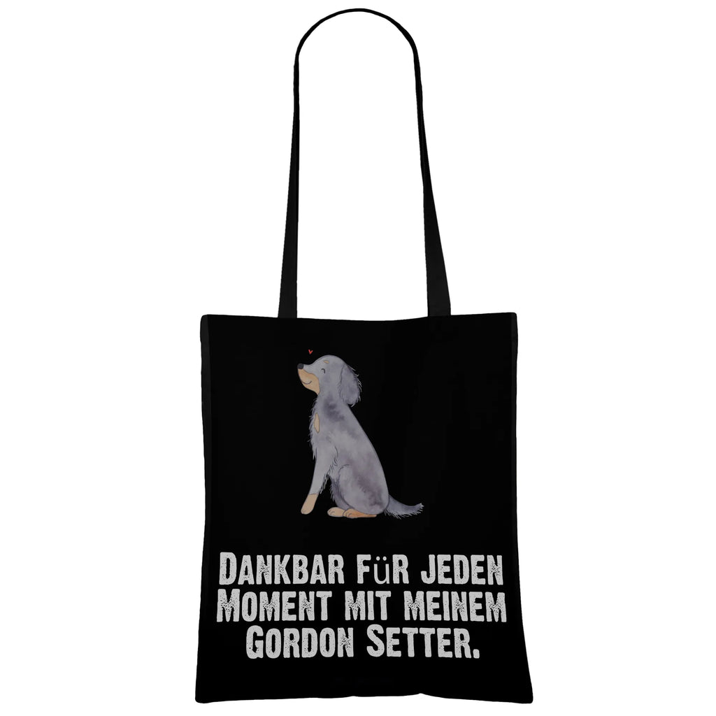 Tragetasche Gordon Setter Moment Schultertasche, Jutetasche, Einkaufstüte, Beutel, Tasche, Badetasche, Jutebeutel, Tragetasche, Einkaufstasche, Stofftasche, Laptoptasche, Beuteltasche, Shopper, Strandtasche, Umhängetasche, Stoffbeutel, Hund, Hunderasse, Rassehund, Hundebesitzer, Geschenk, Tierfreund, Schenken, Welpe, Jagdhund, Gordon Shetter