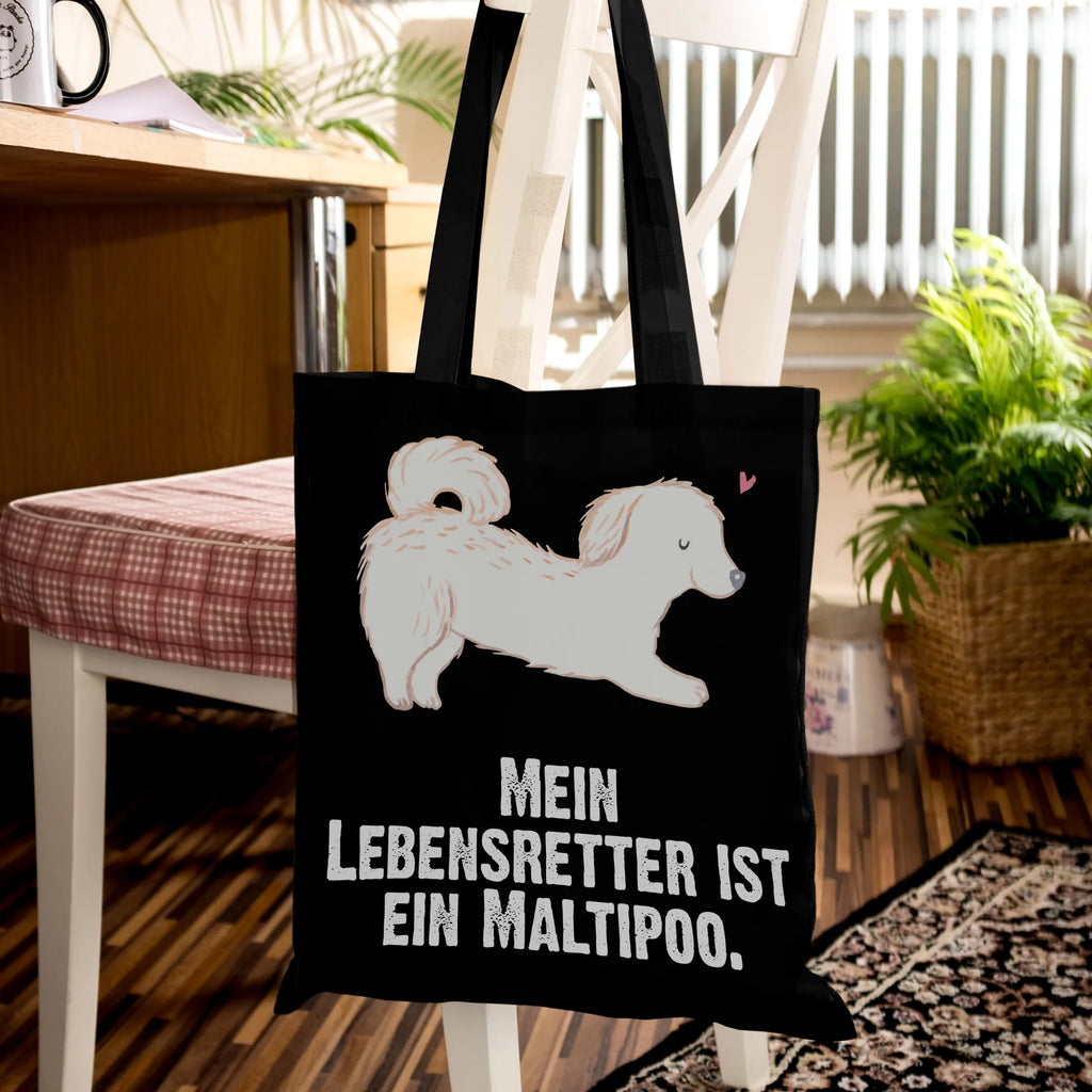 Tragetasche Maltipoo Lebensretter Strandtasche, Beutel, Laptoptasche, Beuteltasche, Umhängetasche, Jutebeutel, Jutetasche, Badetasche, Tragetasche, Einkaufstasche, Schultertasche, Einkaufstüte, Stoffbeutel, Shopper, Stofftasche, Tasche, Hund, Hunderasse, Rassehund, Hundebesitzer, Geschenk, Tierfreund, Schenken, Welpe, Maltipoo, Mischling, Kreuzung