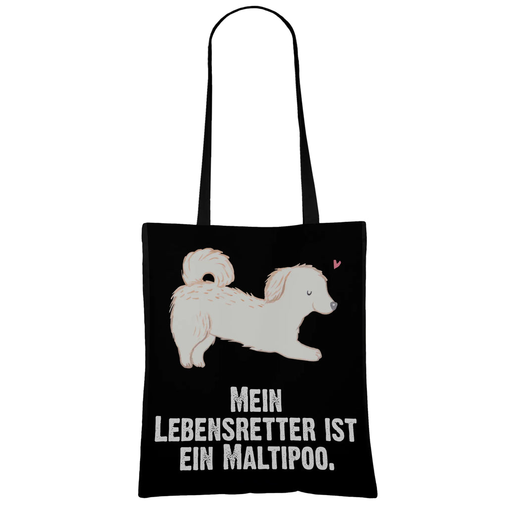 Tragetasche Maltipoo Lebensretter Strandtasche, Beutel, Laptoptasche, Beuteltasche, Umhängetasche, Jutebeutel, Jutetasche, Badetasche, Tragetasche, Einkaufstasche, Schultertasche, Einkaufstüte, Stoffbeutel, Shopper, Stofftasche, Tasche, Hund, Hunderasse, Rassehund, Hundebesitzer, Geschenk, Tierfreund, Schenken, Welpe, Maltipoo, Mischling, Kreuzung