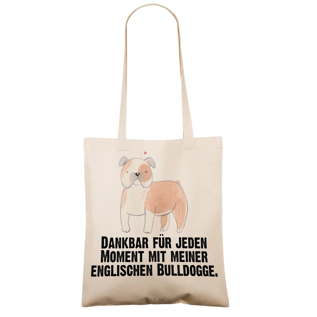 Tote bag English Bulldog Moment Jutetasche, Strandtasche, Schultertasche, Beutel, Tasche, Umhängetasche, Stoffbeutel, Stofftasche, Laptoptasche, Jutebeutel, Shopper, Tragetasche, Einkaufstasche, Beuteltasche, Einkaufstüte, Badetasche, Hund, Hunderasse, Rassehund, Hundebesitzer, Geschenk, Tierfreund, Schenken, Welpe, Englische Bulldogge, English Bulldog