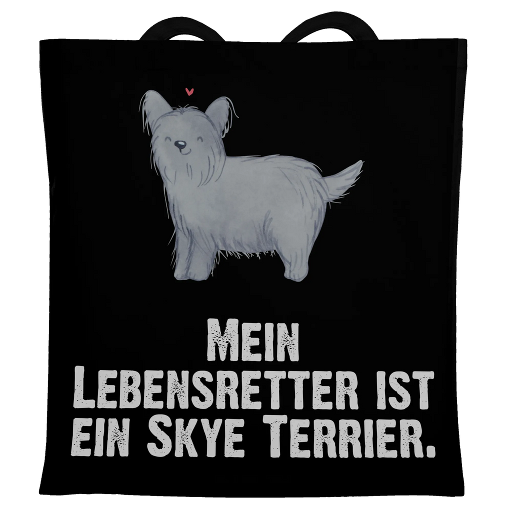 Tragetasche Skye Terrier Lebensretter Shopper, Stoffbeutel, Laptoptasche, Jutetasche, Tasche, Umhängetasche, Tragetasche, Badetasche, Schultertasche, Stofftasche, Einkaufstüte, Beutel, Beuteltasche, Strandtasche, Jutebeutel, Einkaufstasche, Hund, Hunderasse, Rassehund, Hundebesitzer, Geschenk, Tierfreund, Schenken, Welpe, Terrier, Skye Terrier