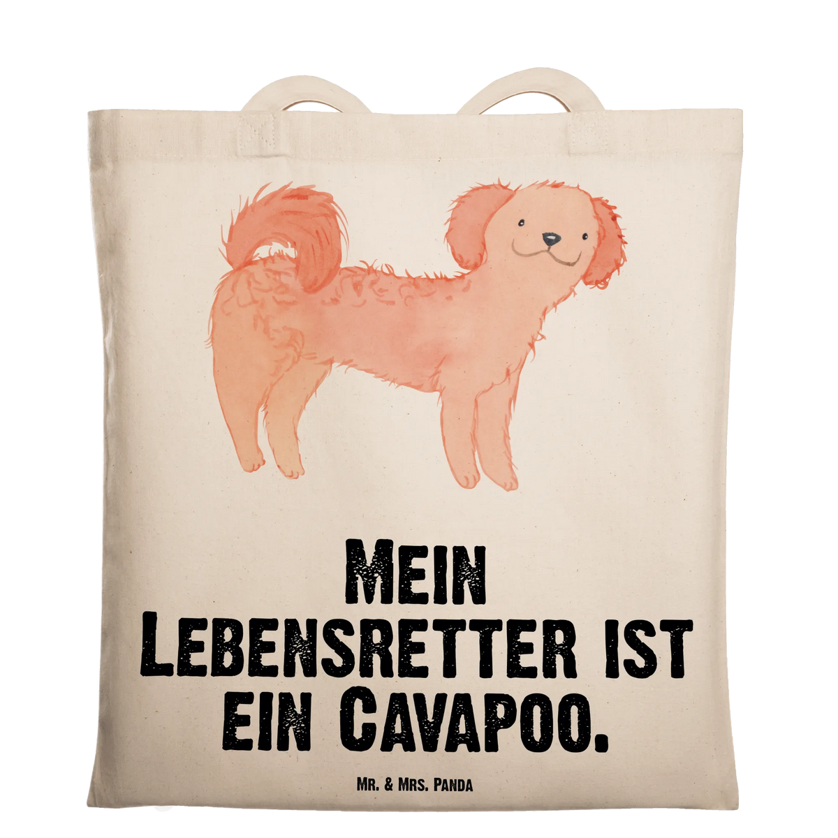 Tote bag Cavapoo Lifesaver giving, gift, puppy, dog owner, purebred dog, dog breed, animal lover
