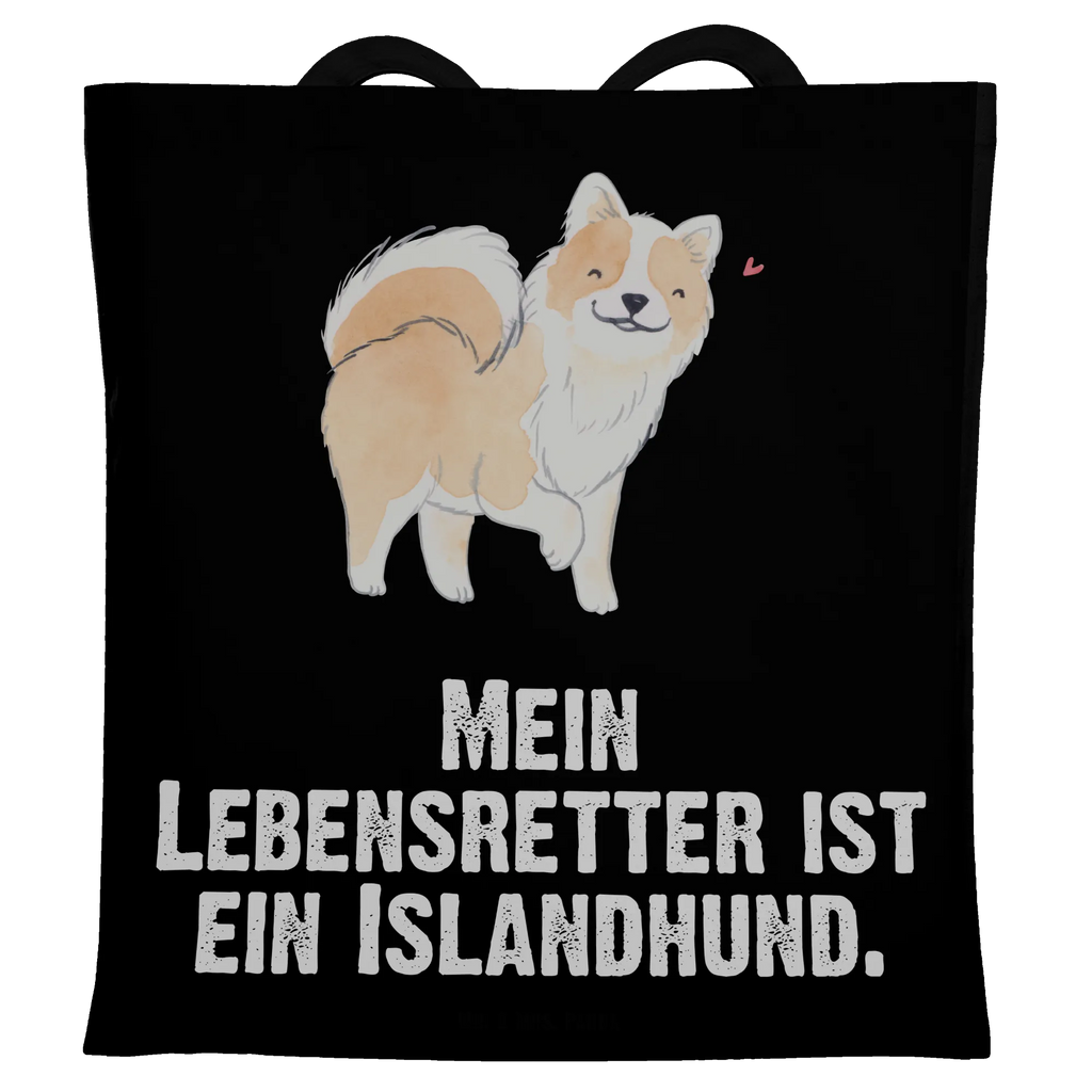 Tote bag Icelandic Sheepdog Lifesaver shopping bag, shoulder bag, pouch, Carrier bag, shopper, jute bag, cotton bag, bag, cloth bag, Dog, dog breed, purebred dog, dog owner, gift, animal lover, giving, puppy