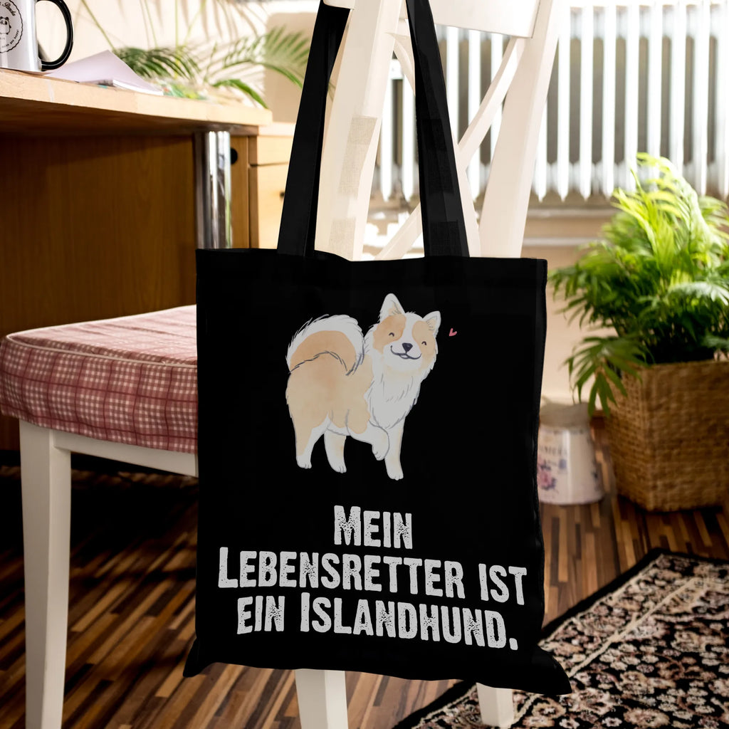 Tote bag Icelandic Sheepdog Lifesaver shopping bag, shoulder bag, pouch, Carrier bag, shopper, jute bag, cotton bag, bag, cloth bag, Dog, dog breed, purebred dog, dog owner, gift, animal lover, giving, puppy
