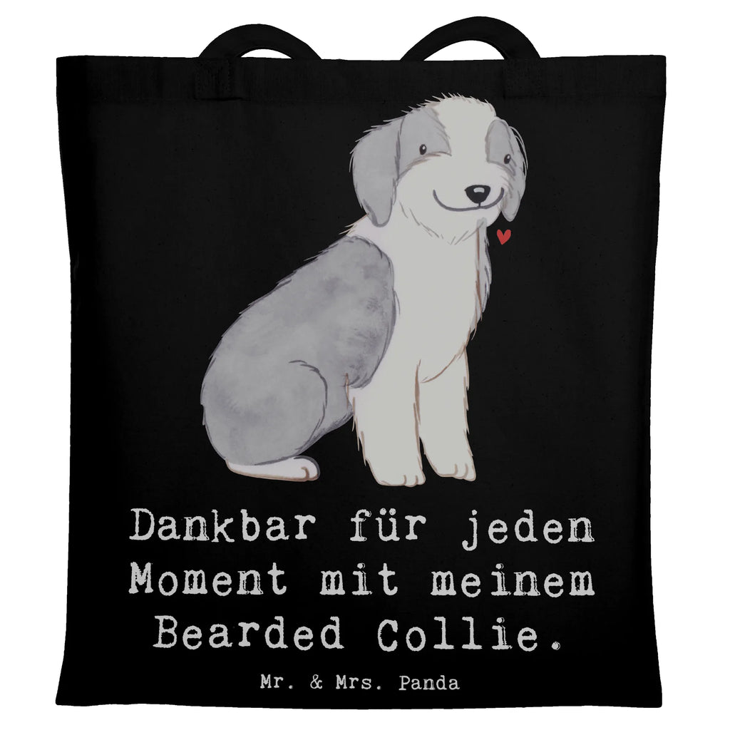 Tote bag Bearded Collie moment Shopper, Jutetasche, Beutel, Laptoptasche, Tasche, Stoffbeutel, Einkaufstüte, Tragetasche, Jutebeutel, Stofftasche, Schultertasche, Strandtasche, Beuteltasche, Einkaufstasche, Umhängetasche, Badetasche, Hund, Hunderasse, Rassehund, Hundebesitzer, Geschenk, Tierfreund, Schenken, Welpe, Bearded Collie, britischer Hütehund