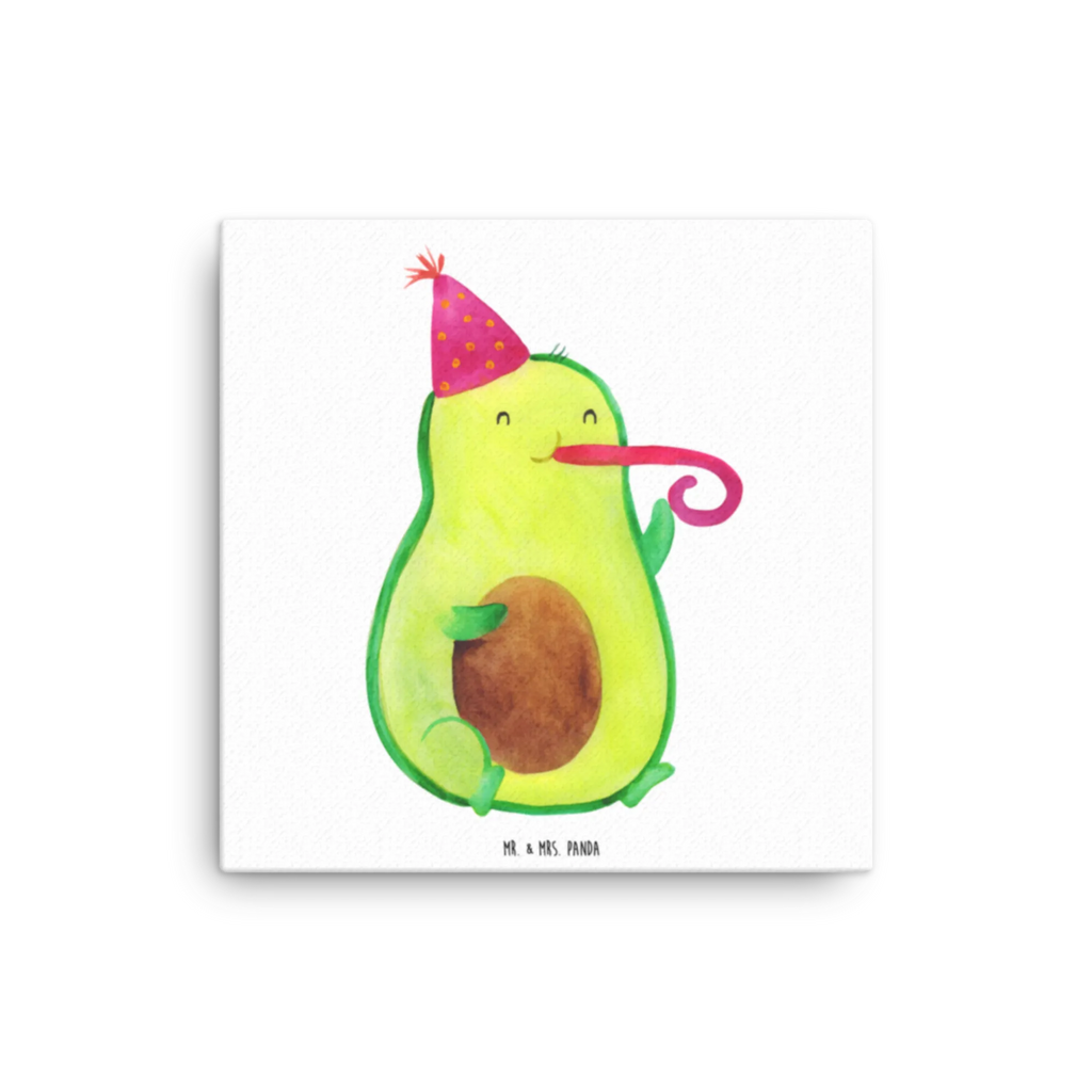 Canvas picture avocado party time Dekoration, Wanddeko, Bild, Leinwand, Kunstdruck, Avocado, Veggie, Vegan, Gesund