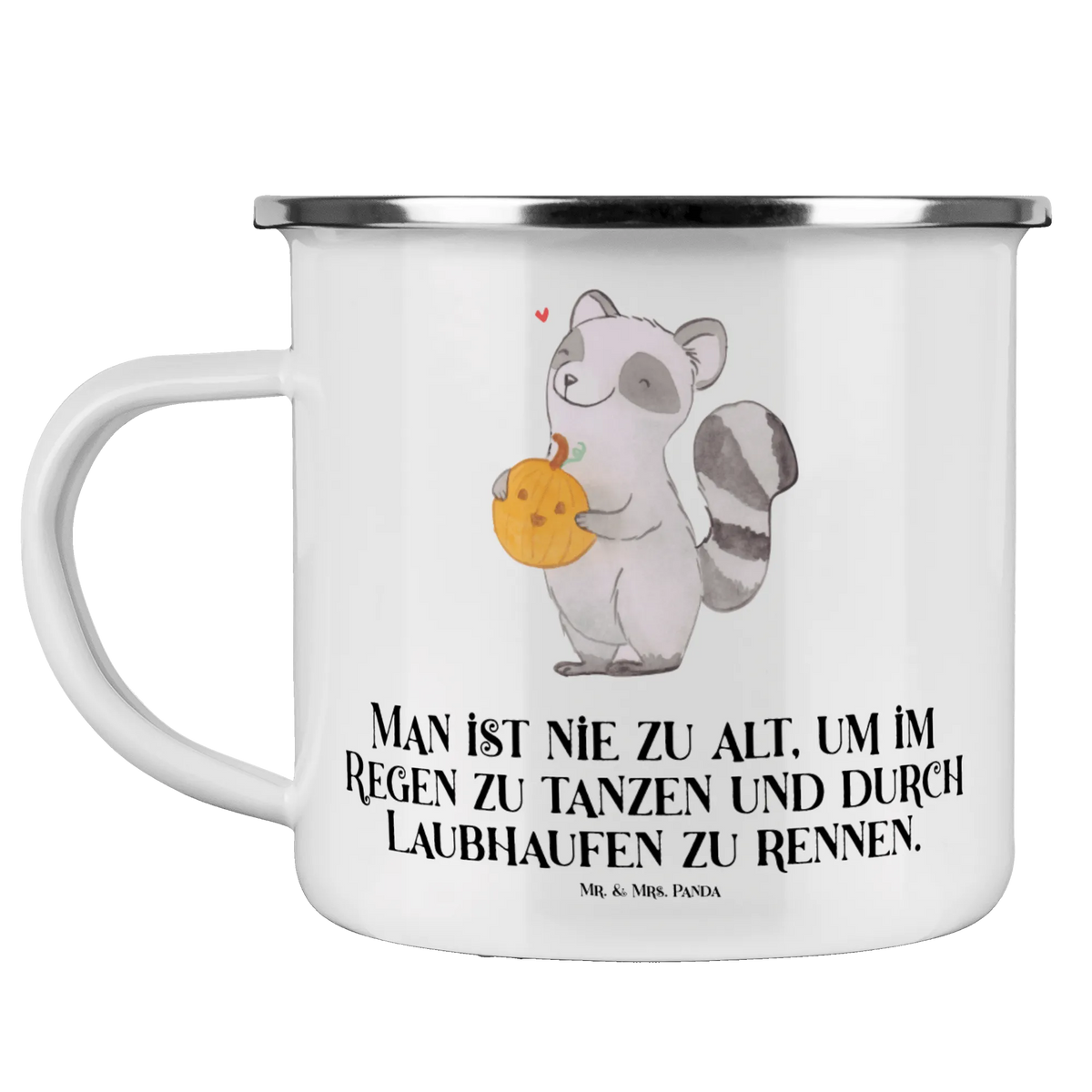 Enamel camping mug Raccoon Pumpkin camper mug, travel mug, outdoor cup, enamel mug, campfire mug, tin coffee cup, metal cup, enamel camping cup, lightweight camping mug, steel mug for camping, camp coffee mug, stainless steel drinking cup, enamel drinking mug, adventure mug, bushcraft mug, metal camping mug, hiking mug, camping mug, camping metal cup, backpacking mug, Halloween, decoration, Martin singing, decor, gifts, giving