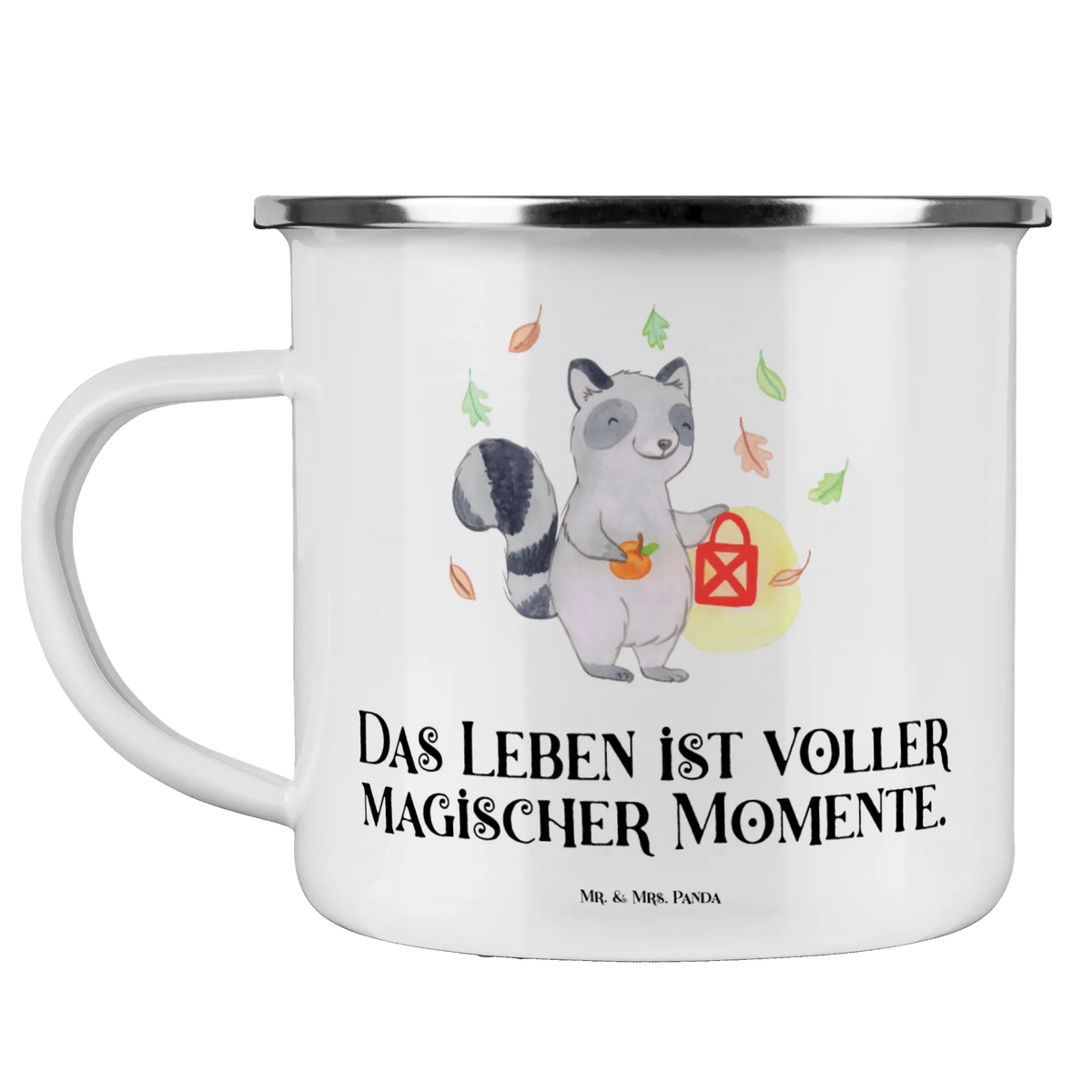 Camping Emaille Tasse Waschbär Laterne Pott, Teebecher, metallbecher, reisetasse, Outdoor Becher, Haferl, becher emaille, emaillebecher, Emailletasse, outdoortasse, Campingbecher, blechbecher, Emaille Tasse, wanderbecher, Tasse Emaille, Kaffeepott, wandertasse, Teetasse, Motivtasse, Campingtasse, Outdoor Tasse, Blechtasse, Reisebecher, Emaille Becher, Schenken, Geschenke, Deko, Dekoration, Halloween, Martinssingen, Süßes Sonst Gibt's Saures, Halloween Deko, Trick Or Treat, Herbst, Waschbär, Laterne