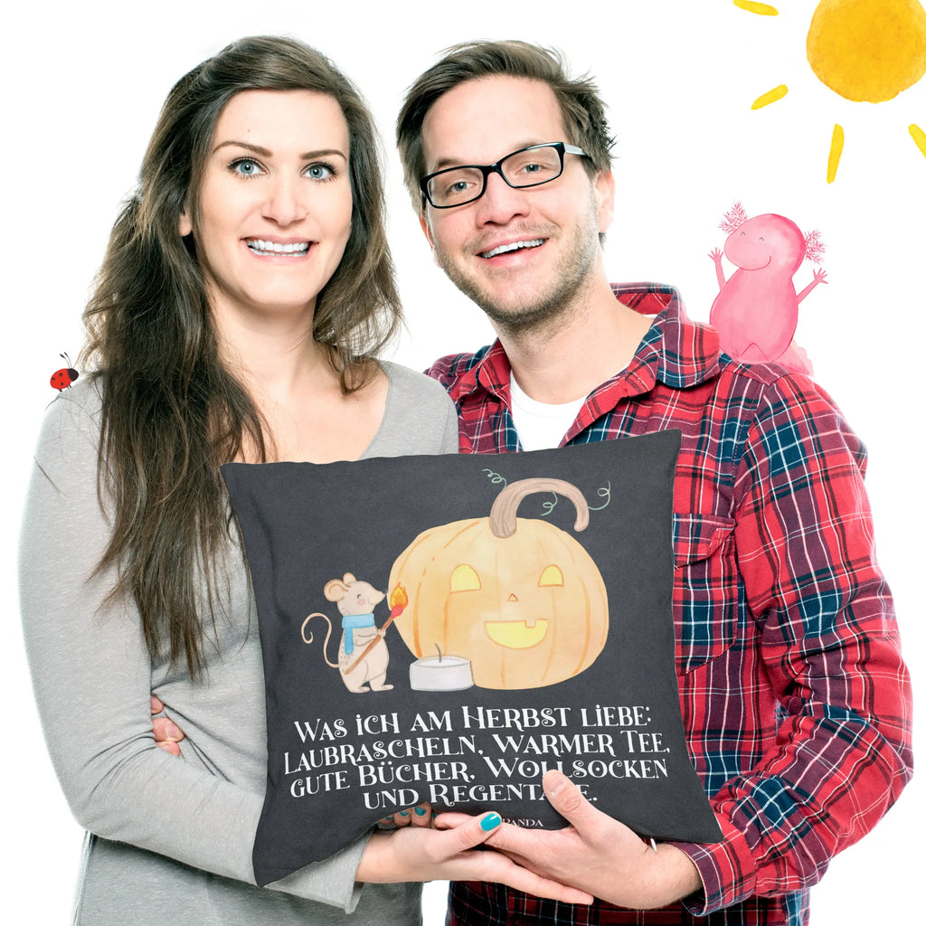 40x40 poduszka dynia mysz Halloween, dekoracje, Martinssingen, dekoracja, prezenty, dawanie