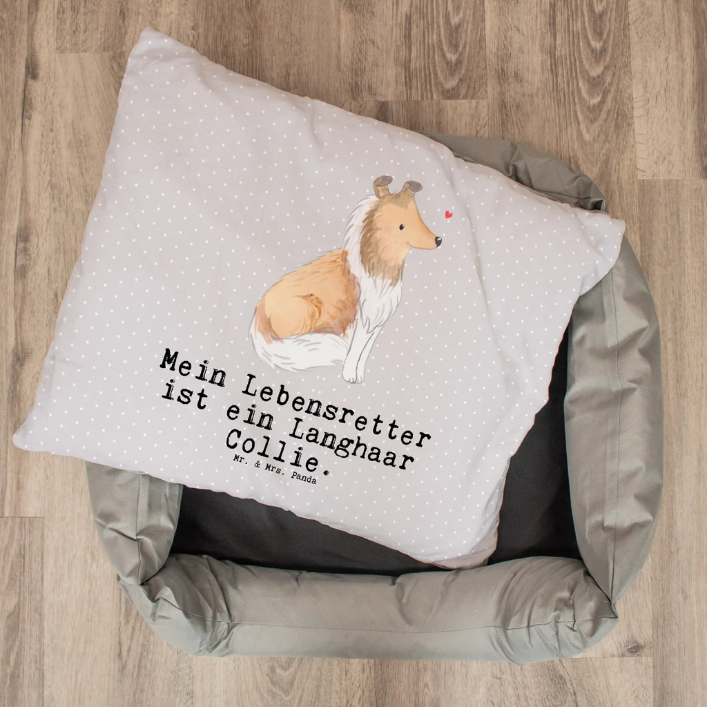 Dog bed Long-haired Collie Lifesaver Dog, dog breed, purebred dog, dog owner, gift, animal lover, giving, puppy