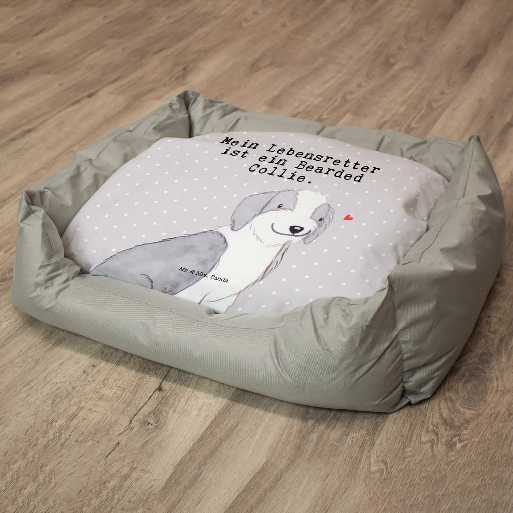 Dog bed Bearded Collie Lifesaver Hundekissen, Körbchen, Hundeschlafplatz, Hundesofa, Hundebett Luxus, Liegeplatz, Hund, Hundemöbel, Hundebett, Tierbett, Hundebettchen, Hundeliege, Hundedecke, Hundekörbchen, Geschenk, Schenken, Hunderasse, Rassehund, Hundebesitzer, Tierfreund, Welpe, Bearded Collie, Britischer Hütehund