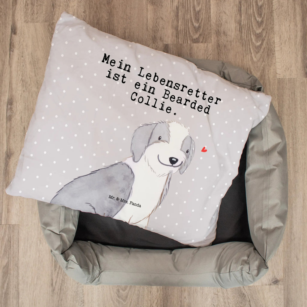 Dog bed Bearded Collie Lifesaver Hundekissen, Körbchen, Hundeschlafplatz, Hundesofa, Hundebett Luxus, Liegeplatz, Hund, Hundemöbel, Hundebett, Tierbett, Hundebettchen, Hundeliege, Hundedecke, Hundekörbchen, Geschenk, Schenken, Hunderasse, Rassehund, Hundebesitzer, Tierfreund, Welpe, Bearded Collie, Britischer Hütehund