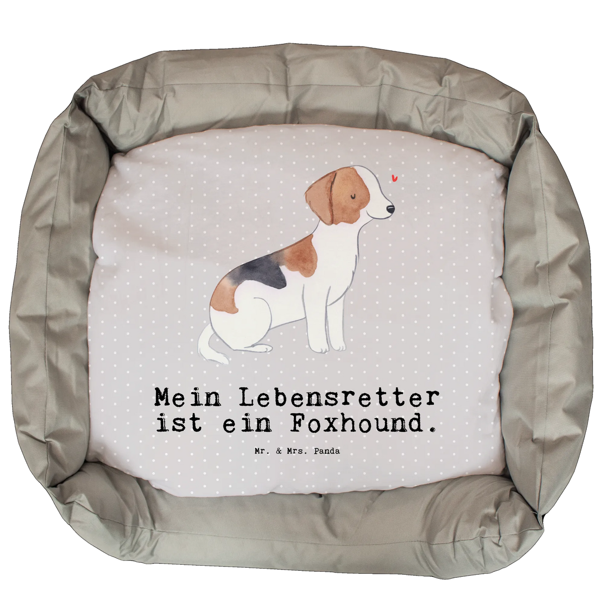 Dog bed Foxhound Lifesaver gift, animal lover, giving, dog breed, purebred dog, dog owner, puppy