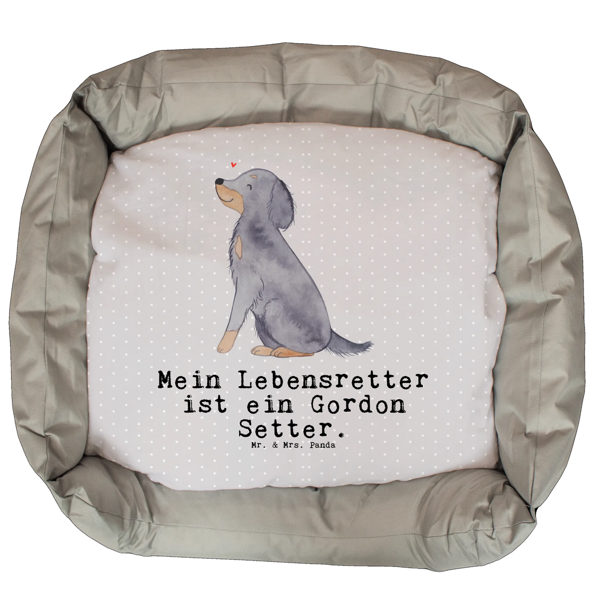 Dog bed Gordon Setter Lifesaver Dog, dog breed, purebred dog, dog owner, gift, animal lover, giving, puppy
