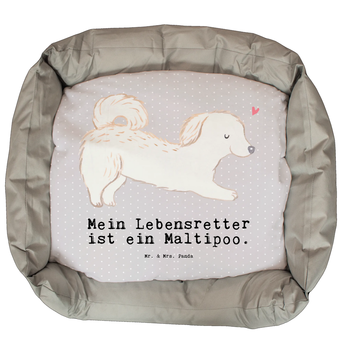 Dog bed Maltipoo Lifesaver Dog, dog breed, purebred dog, dog owner, gift, animal lover, giving, puppy
