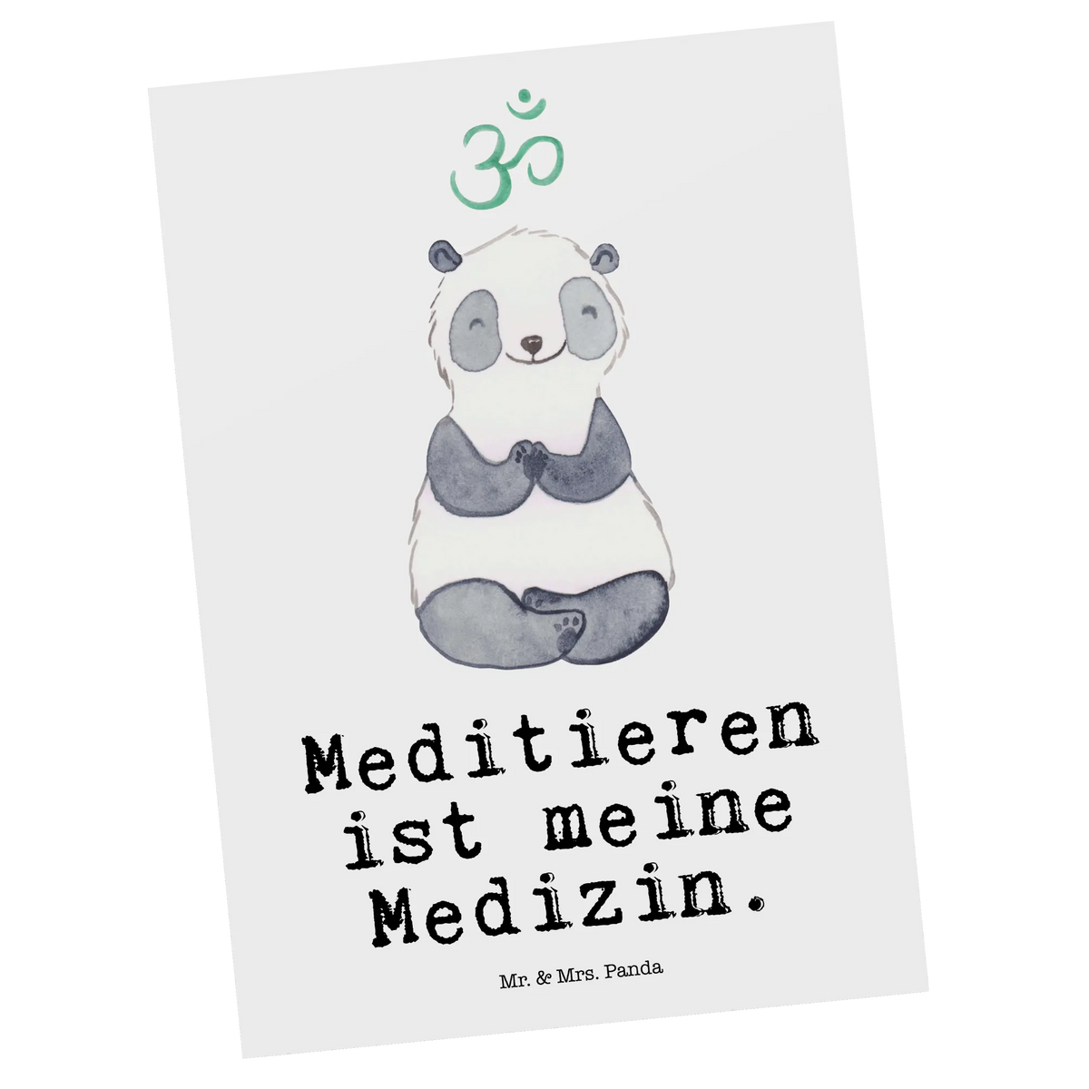 Postkarte Panda Meditieren kunstkarte, Fotokarte, Designkarte, Motivkarte, Ansichtskarte, Postkarten, einzelkarte, Grußkarte, Postkarte, Kunstkarten, Ansichtskarten, bildkarte, spruchkarte, Geschenk, Schenken, Sport, Sportart, Hobby, Danke, Dankeschön, Auszeichnung, Gewinn, Sportler, Meditationskurs, Meditation, Meditieren