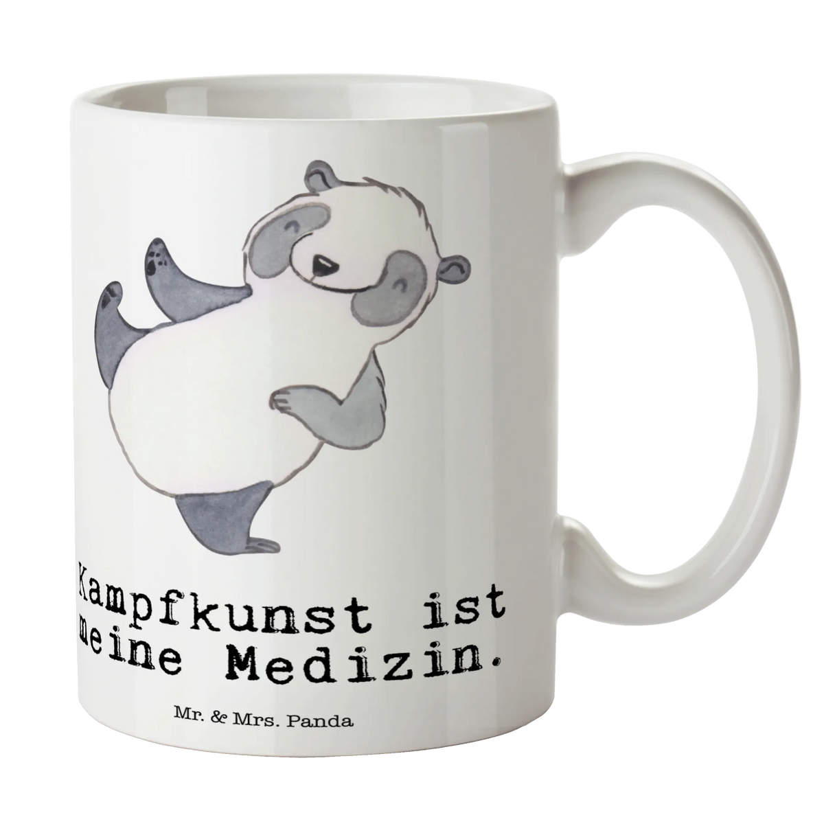 Mug panda martial arts