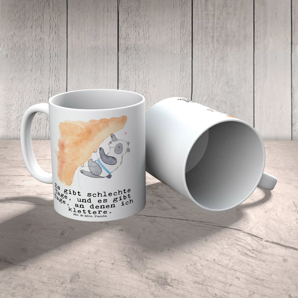 Mug panda Climb latte mug, tea mug, ceramic mug, coffee mug, personalized mug, custom mug, mug with quotes, gift mug, porcelain mug, mug, novelty mug, office mug, mug with designs, Gift, sport, hobby, giving, thank you, award, profit, athlete, Climbing, climbing sport, bouldering, indoor climbing