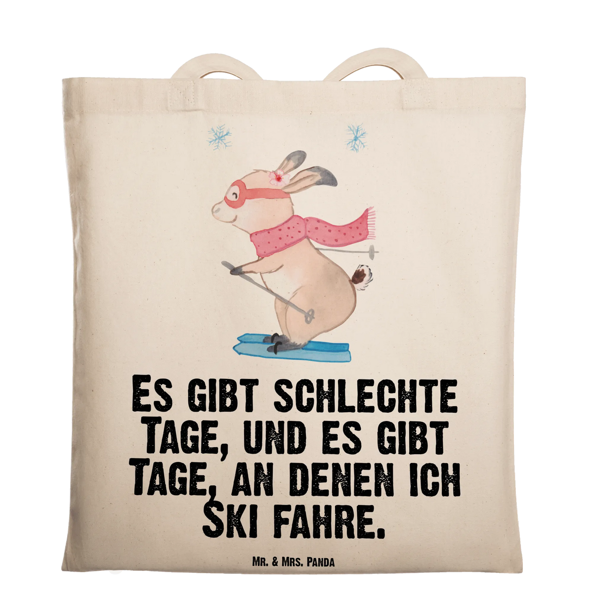 Torba królik narciarstwo Sportowiec, Wygrana, Wyróżnienie, Prezent, Dyscyplina sportowa, Dzięki, Darować, Dziękuję