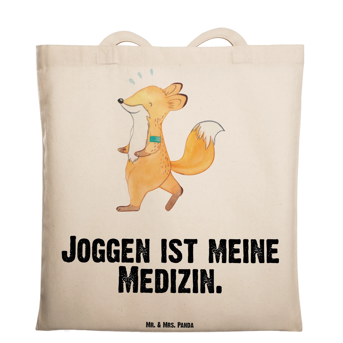 Tote bag Fox Jog award, profit, Gift, athlete, giving, thank you, jogging, running