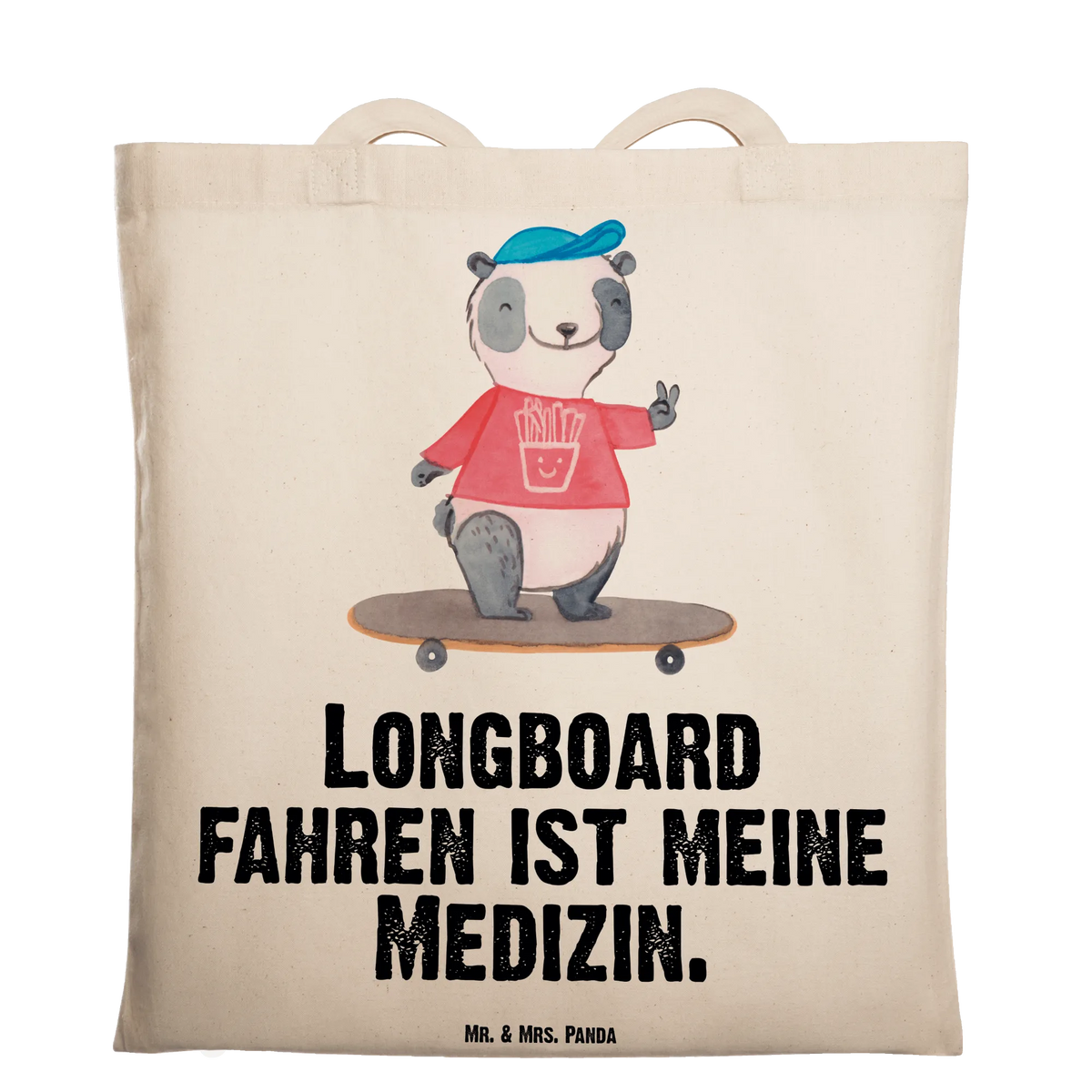 Torba Panda Jazda na longboardzie
