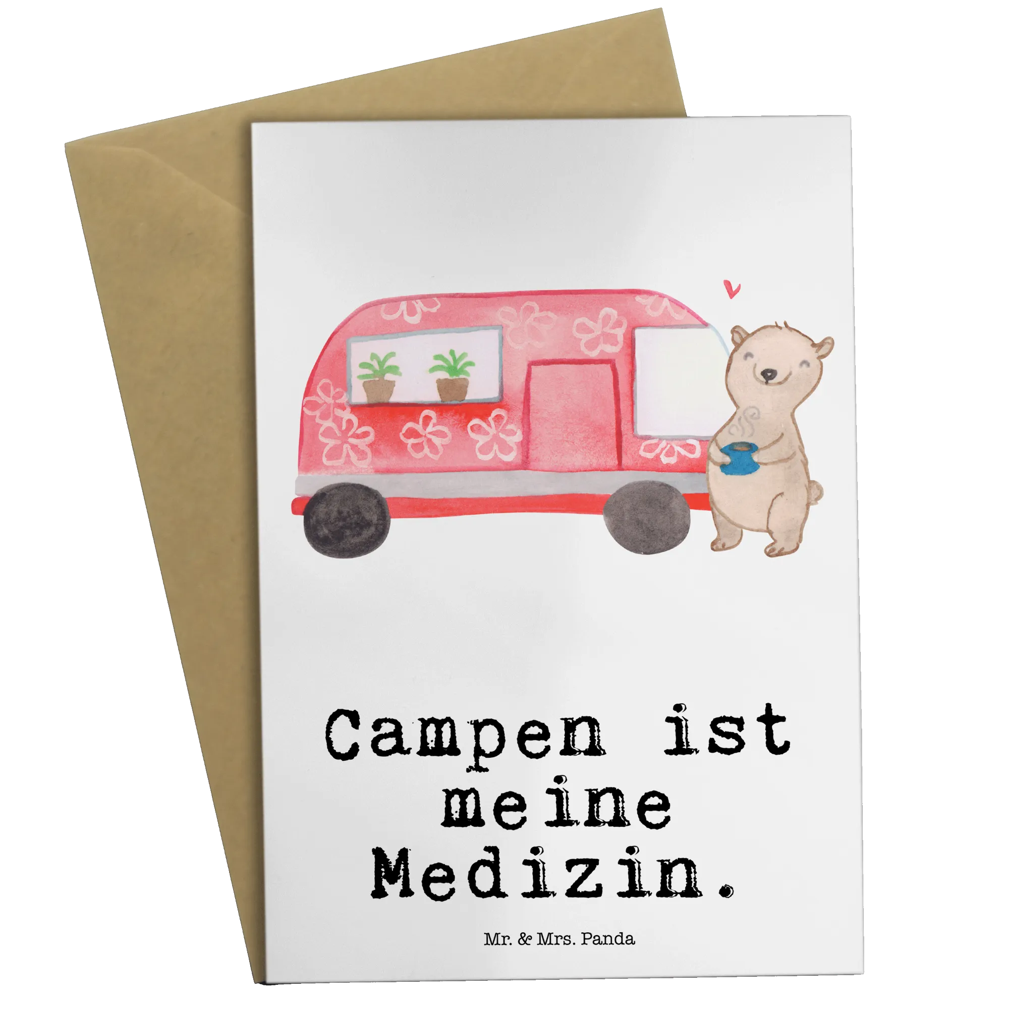 geburtstagsgrüße für camper Grußkarte Bär Camper, Campingplatz, Urlaub, Wohnmobil, Zelten, Campen