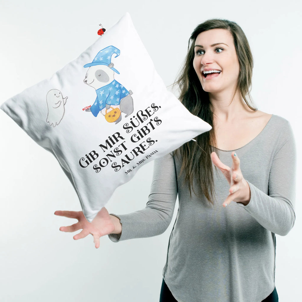 Cushion Panda Wizard bed, sofa, couch, 40 x 40, pillow case, pad, bedroom, 40x40, settee, fluffy, cushion, soft, pillows, Pillow, Halloween, decoration, Martin singing, decor, gifts, giving