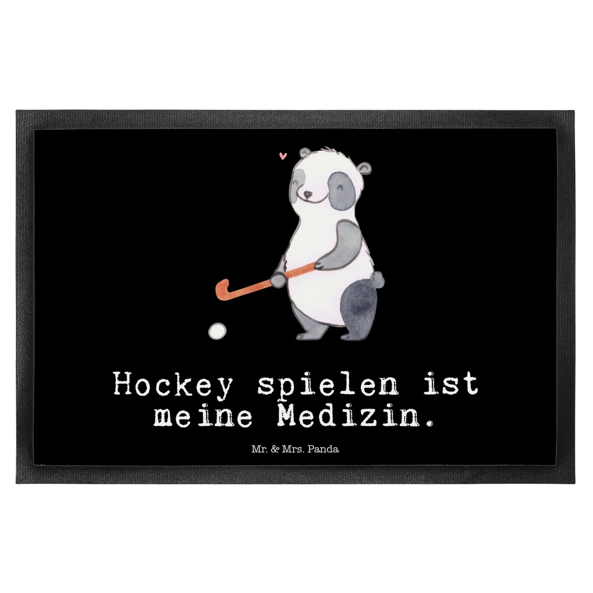 Doormat panda play hockey Outdoor-Matte, Vorleger, hausmatte, Türmatte, Schmutzfänger, Eingangsteppich, Schmutzfangmatte, Bodenvorleger, Abtreter, matte haustür, Schuhabstreifer, Fussmatte, abstreifer, Fußabtreter, außenmatte, Sauberlaufmatte, Gummi-Fußmatte, flurmatte, Gummimatte, Eingangsmatte, Türvorleger, teppichmatte, Schmutzmatte, Haustürmatte, fußmatte, Schmutzfangteppich, bodenmatte, Abtretmatte, Fußabstreifer, Sportart, Hobby, Danke, Dankeschön, Sport, Auszeichnung, Schenken, Gewinn, Sportler, Geschenk, Hockey Verein, Hockey spielen, Hockeyschläger, Feldhockey