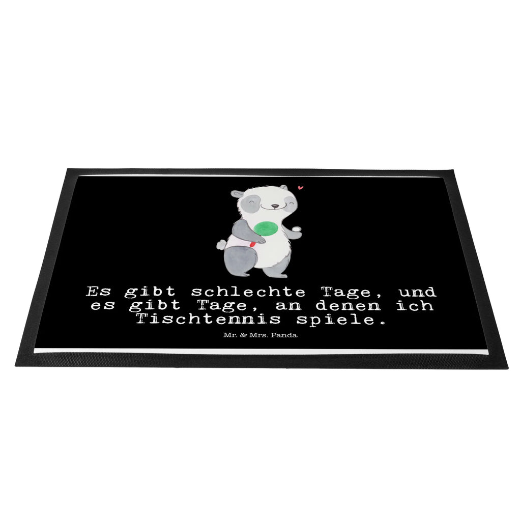 Doormat panda table tennis Gift, sport, hobby, giving, thank you, award, profit, athlete, table tennis association, table tennis competition, table tennis championship, table tennis sayings, Table tennis, ball sports, table tennis club